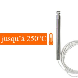 Tête de sonde INOX et Hélice INOX - 250°C